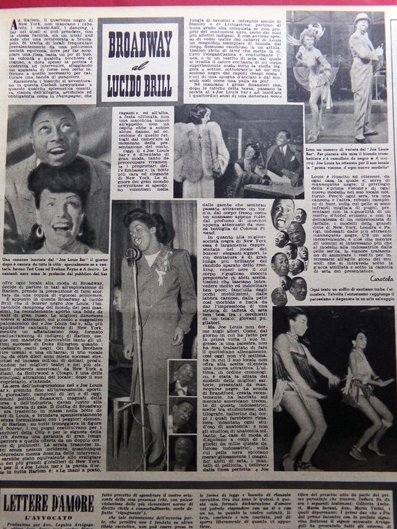 Rivista 8 Otto del 2 Marzo 1947 Macario Telegrafisti Broadway …