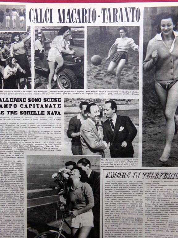 Rivista 8 Otto del 22 Maggio 1947 Mistinguett Macario Taranto …