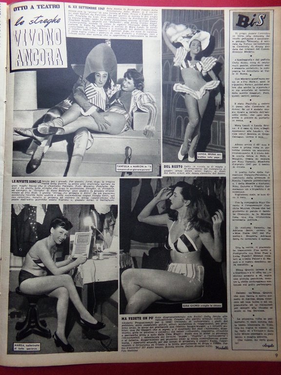 Rivista 8 Otto del 23 Ottobre 1947 Barbara Hutton Teatro …