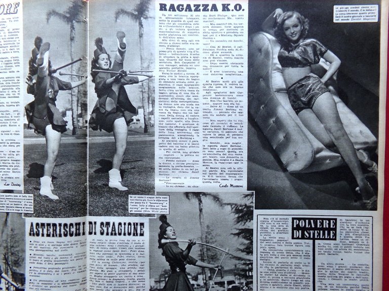 Rivista 8 Otto del 24 Luglio 1947 Miami Circo Barnum …