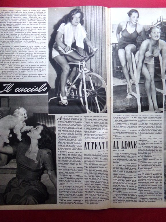 Rivista 8 Otto del 25 Settembre 1947 Crociera Castità Folies …