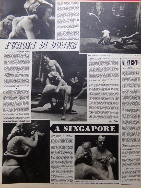 Rivista 8 Otto del 26 Giugno 1947 Poselli Donne Singapore …