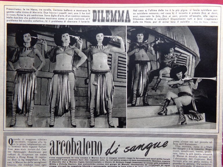 Rivista 8 Otto del 27 Aprile 1947 Miranda Hayworth Pitigrilli …