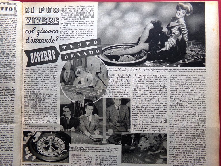 Rivista 8 Otto del 27 Aprile 1947 Miranda Hayworth Pitigrilli …