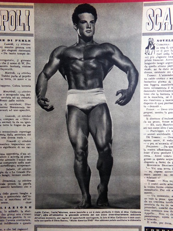 Rivista 8 Otto del 30 Ottobre 1947 Swing Salvas Lollobrigida …