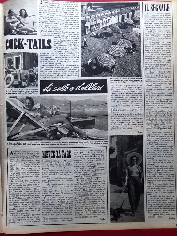 Rivista 8 Otto del 4 Settembre 1947 Aristocratica Pitigrilli Camicia …