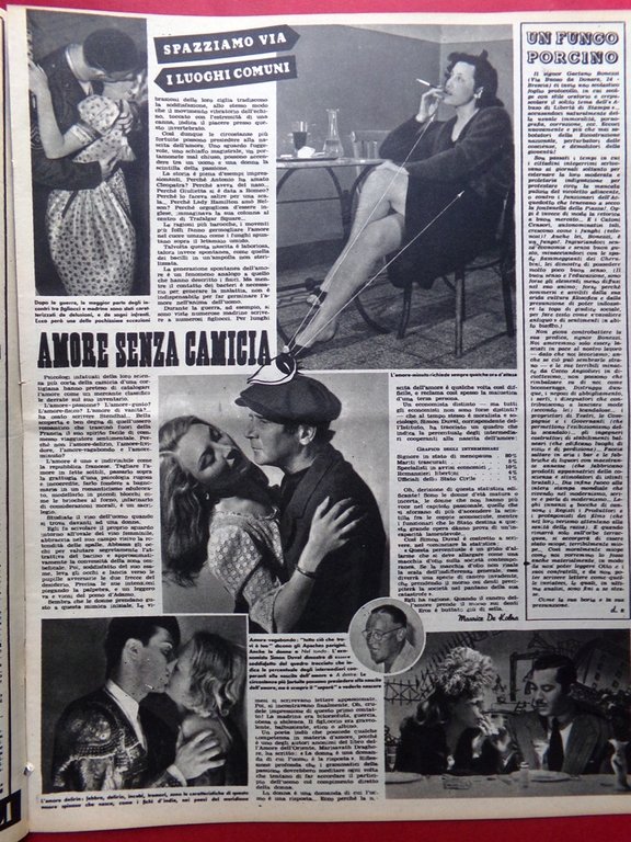 Rivista 8 Otto del 4 Settembre 1947 Aristocratica Pitigrilli Camicia …