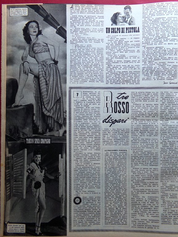 Rivista 8 Otto del 6 Aprile 1947 Pitigrilli Varietà Mazurka …