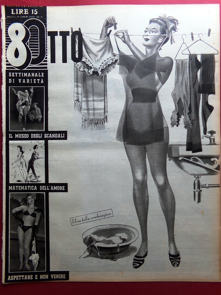 Rivista 8 Otto del 6 Maggio 1947 Swing Samba Atlante …