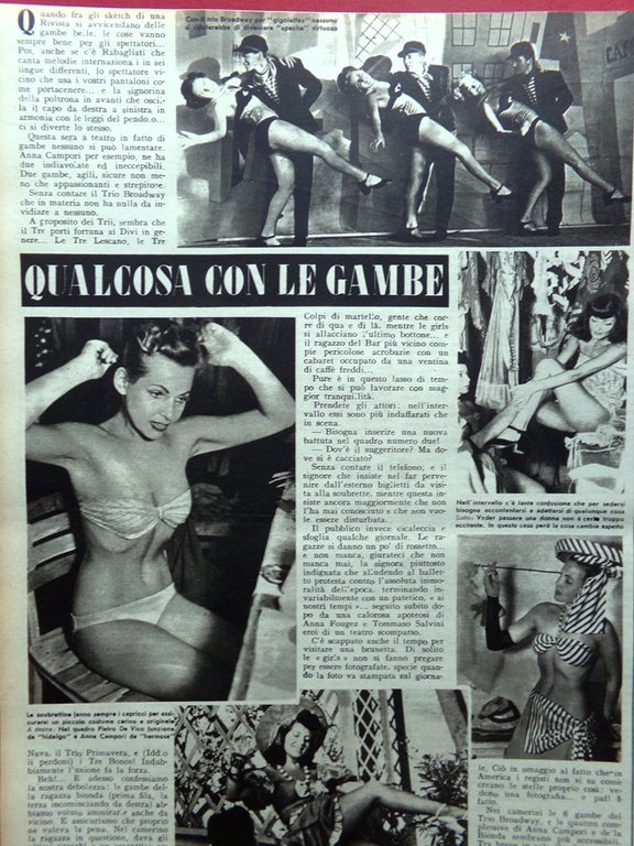 Rivista 8 Otto del 7 Agosto 1947 Valzer Circo Barnum …