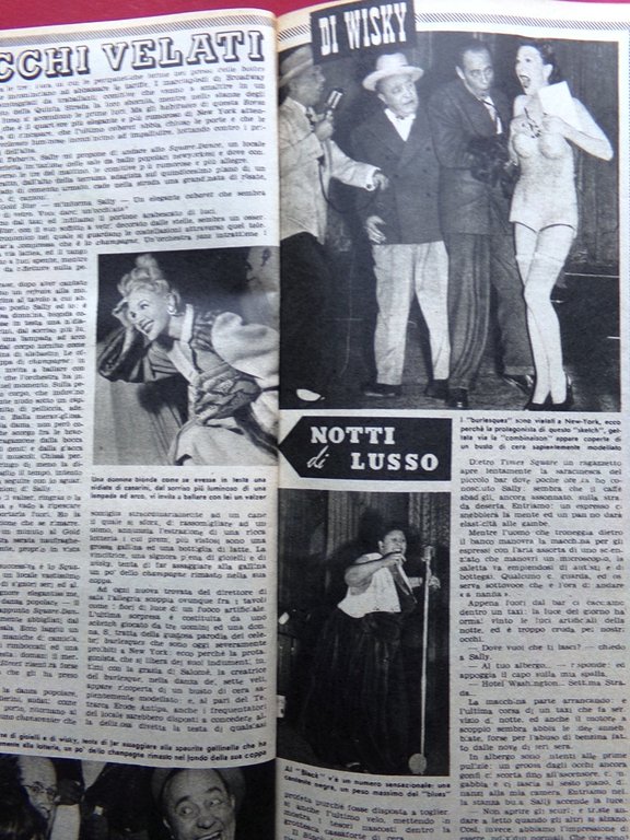 Rivista 8 Otto del 8 Maggio 1947 Creature Notte Pigalle …