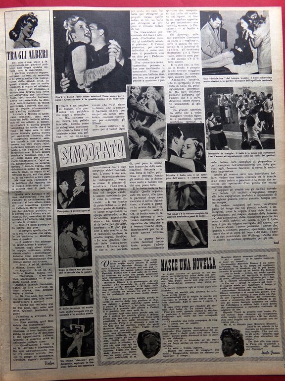 Rivista 8 Otto del 9 Marzo 1947 Macario Cruising Waltz …