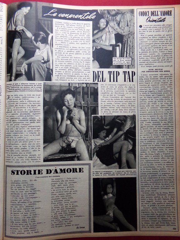 Rivista 8 Otto del 9 Ottobre 1947 Tip-Tap Gambe Beghi …