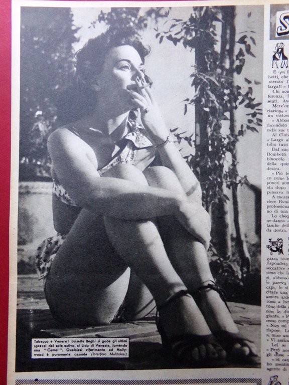 Rivista 8 Otto del 9 Ottobre 1947 Tip-Tap Gambe Beghi …