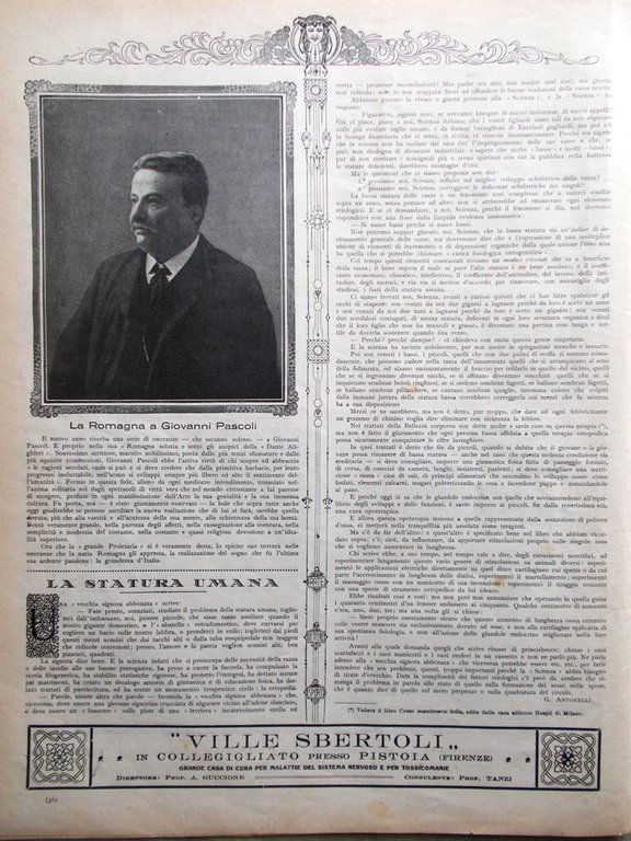 Scena Illustrata 1 Gennaio 1924 Misasi Oscar Wilde Moliere Tarquinia …