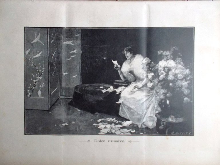 Scena Illustrata 1 Maggio 1895 Romanzo Naturalista Bacilli Sisto Otello …