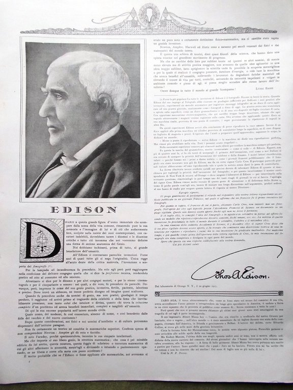 Scena Illustrata 1 Novembre 1931 Edison Sardou Leczinska Ibsen Leopardi …