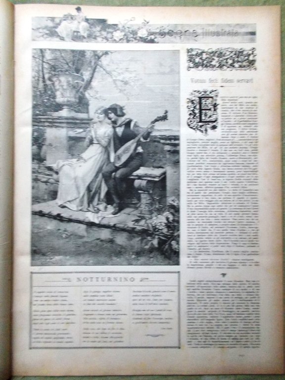 Scena Illustrata 1 Settembre 1895 Leone Lev Tolstoi Spiritismo Arte …