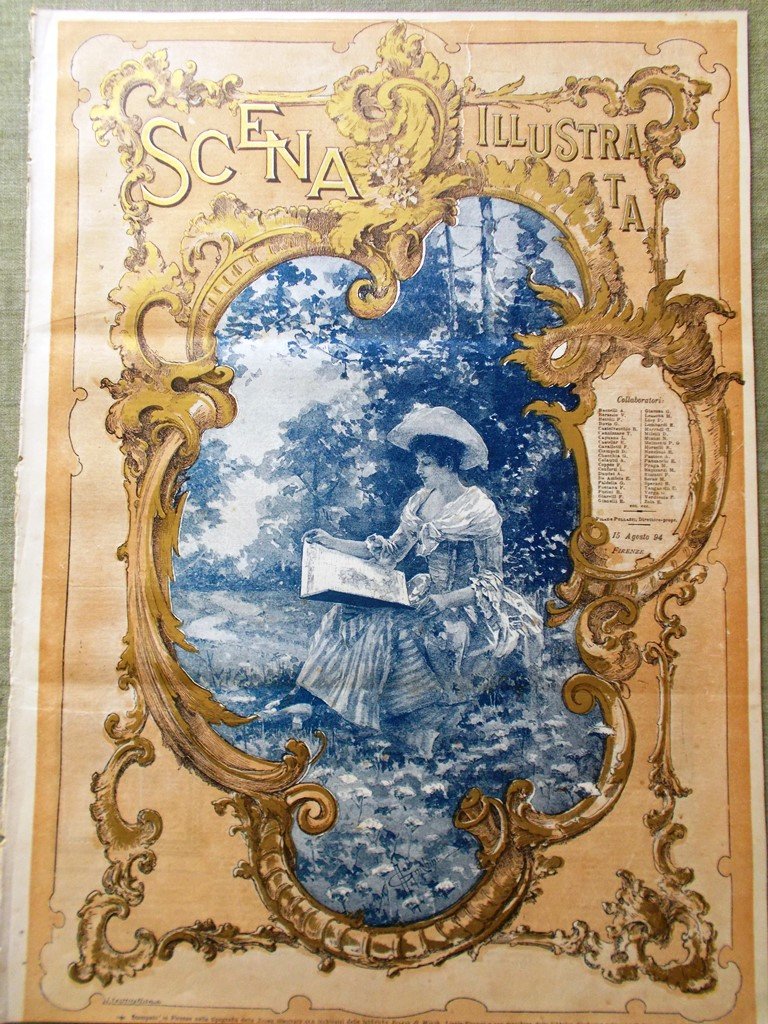 Scena Illustrata 15 Agosto 1894 Malabar Campane Loreto Castelvecchio Orrido …