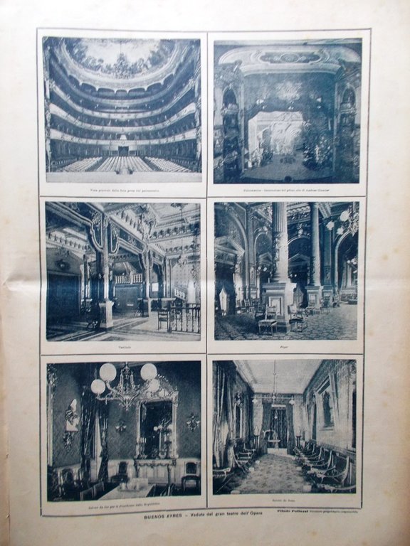 Scena Illustrata 15 Settembre 1898 Teatro Buenos Aires Donna Ramabai …