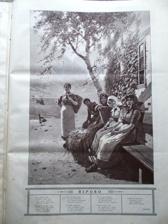 Scena Sport 1 Dicembre 1891 Luciano Bonaparte Fritz Pergola Lemaire …