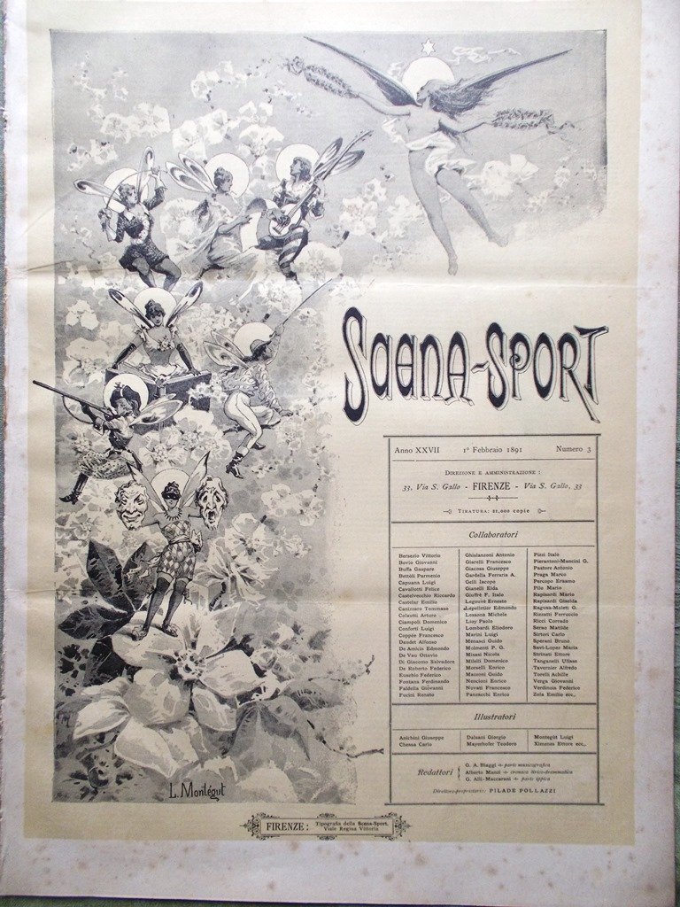 Scena Sport 1 Febbraio 1891 Reichemberg Diavolo Ipnotismo Coreografi e …