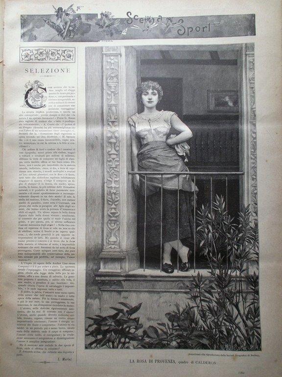 Scena Sport 1 Luglio 1891 Donizetti Feste Asini Maggio Robespierre …