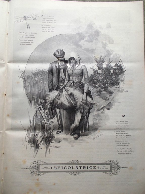 Scena Sport 1 Ottobre 1891 Falstaff Napoleone Mi-Yau Cid Manicomio …