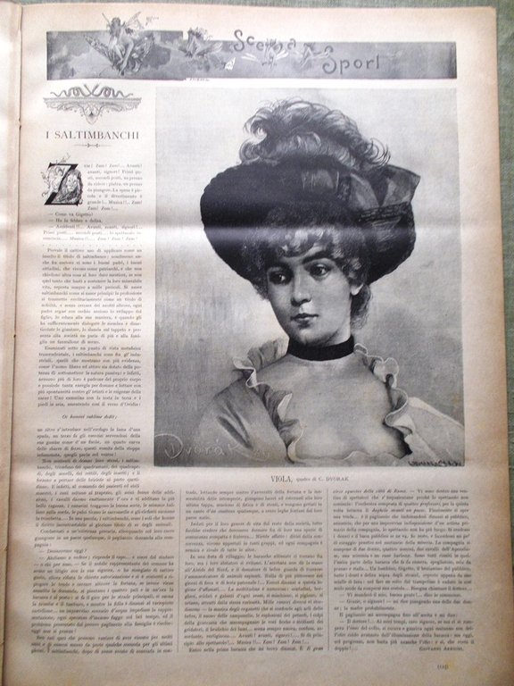 Scena Sport 15 Aprile 1891 Paladini De Roxas Circo Eclisse …