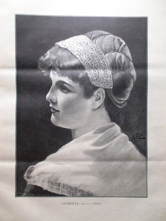 Scena Sport 15 Marzo 1891 Lassalle Herma Dalstrem Van Zandt …