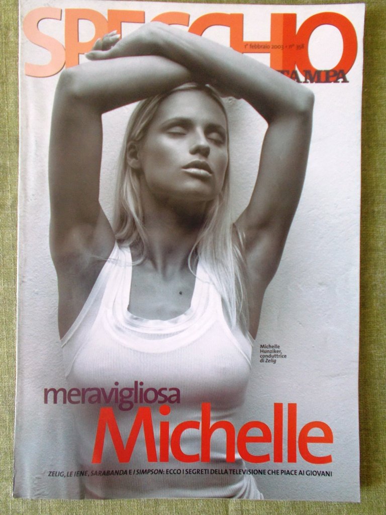 Specchio 1 Febbraio 2003 Morte Giovanni Agnelli Michelle Hunziker Alinari …