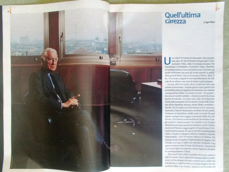 Specchio 1 Febbraio 2003 Morte Giovanni Agnelli Michelle Hunziker Alinari …