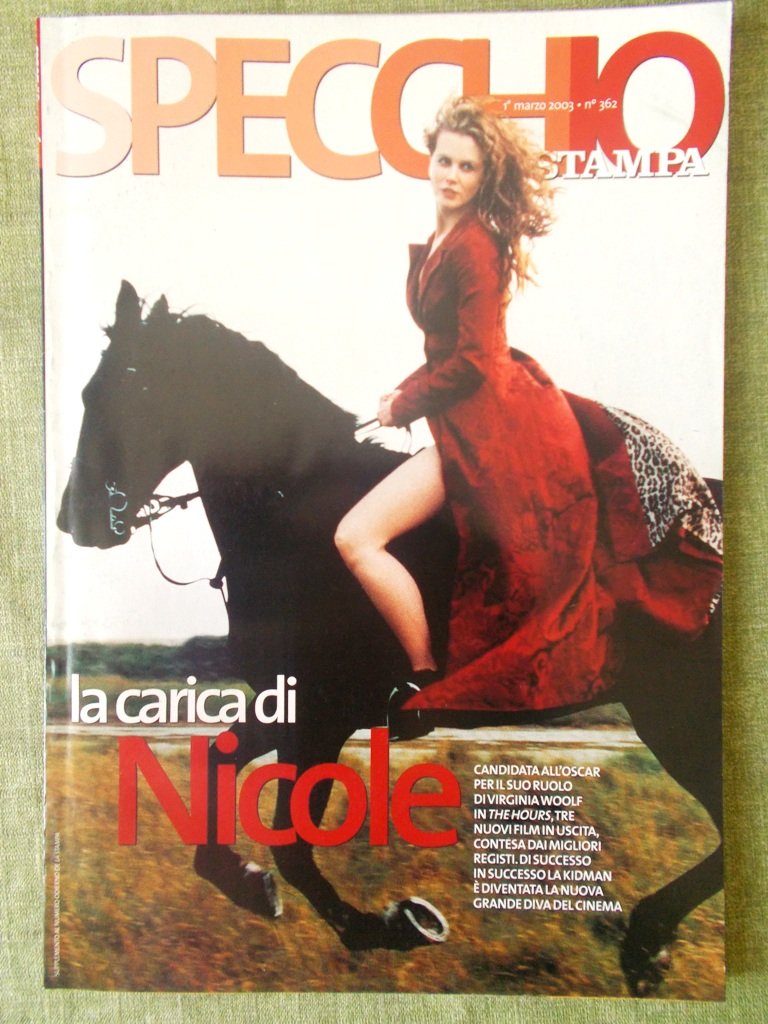 Specchio 1 Marzo 2003 Nicole Kidman Meryl Streep Picasso Saddam …