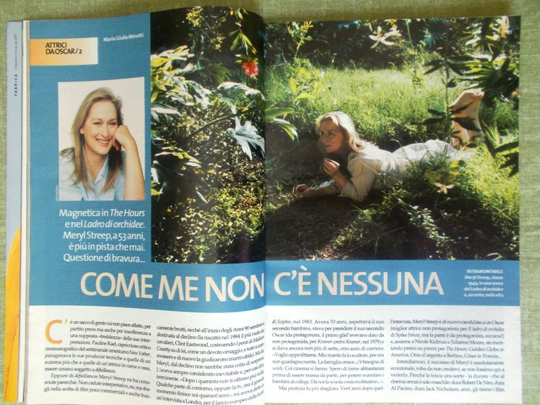 Specchio 1 Marzo 2003 Nicole Kidman Meryl Streep Picasso Saddam …