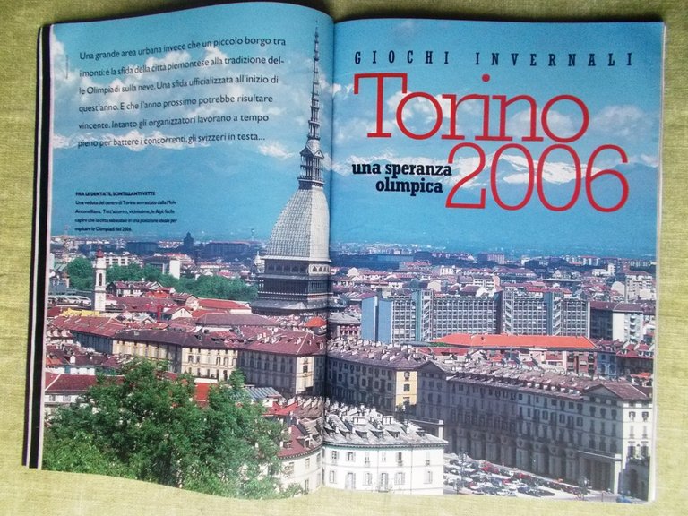 Specchio 10 Ottobre 1998 Vulcano Olimpiadi Invernali di Torino Columbus …