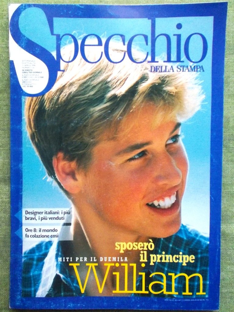 Specchio 11 Aprile 1998 Elton John Magistretti William Design Masserie …