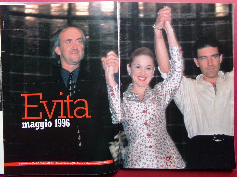 Specchio 11 Maggio 1996 Argentina Evita Peron Madonna Uomo Donna … | Immagine Gallery 2