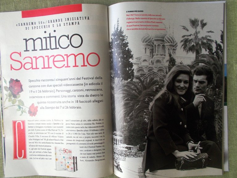 Specchio 12 Febbraio 2000 Shania Twain Hilary Swank Microbi Buddha …