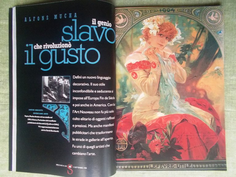 Specchio 12 Settembre 1998 Alfons Mucha Sudan Langhe Danes Caserma …