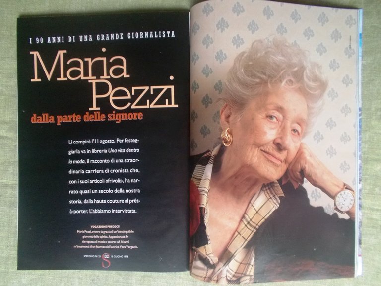 Specchio 13 Giugno 1998 Banjara Duchessa York Maria Pezzi Satiro …