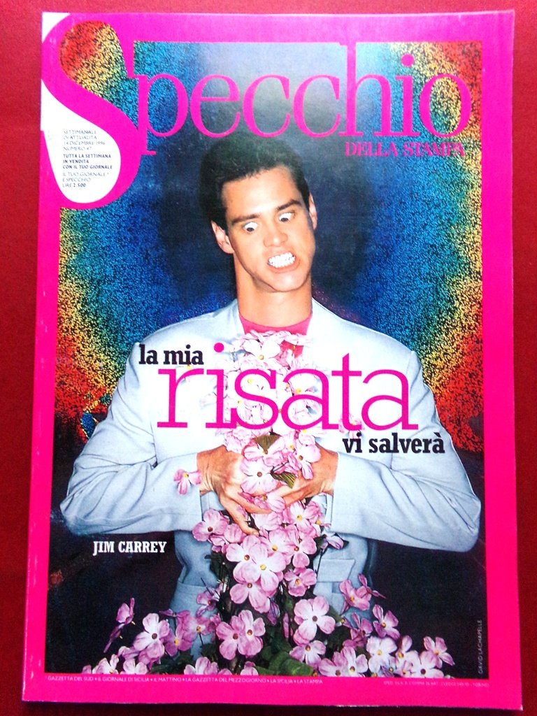 Specchio 14 Dicembre 1996 Jim Carrey Eros Ramazzotti Sci Hong … | Immagine principale
