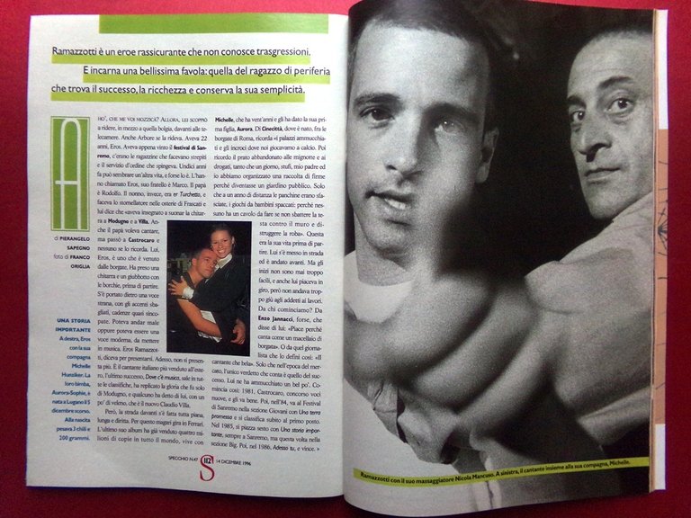 Specchio 14 Dicembre 1996 Jim Carrey Eros Ramazzotti Sci Hong … | Immagine Gallery 4
