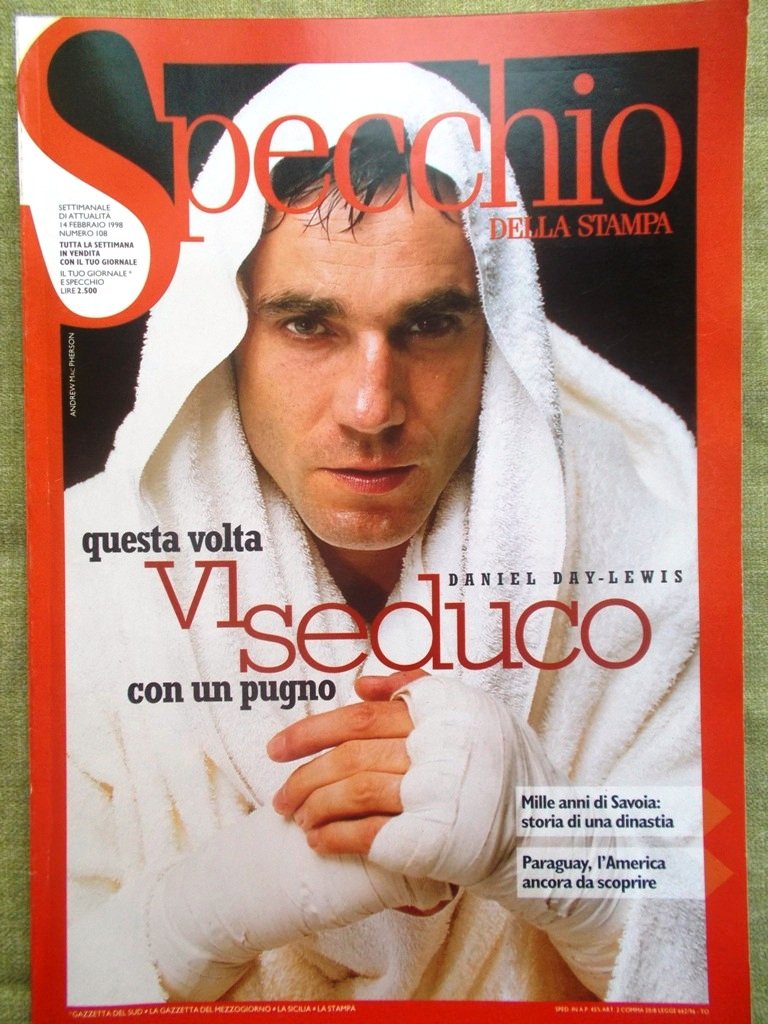 Specchio 14 Febbraio 1998 Savoia Speciale Totò Paraguay Day-Lewis Boxe …