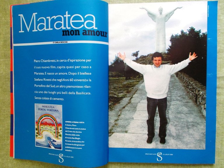 Specchio 15 Luglio 2000 Chiambretti Maratea Kusturika Caudillo Golf Trash …