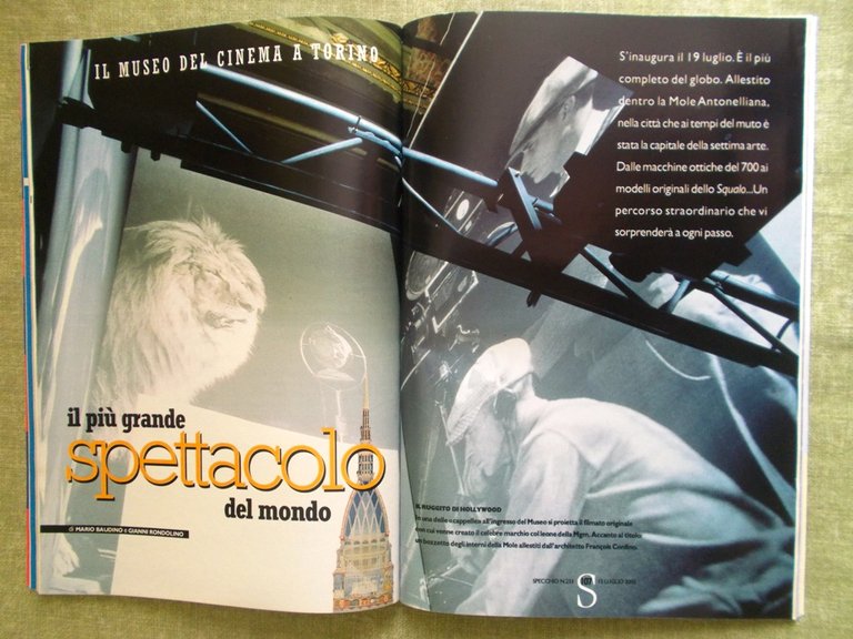 Specchio 15 Luglio 2000 Chiambretti Maratea Kusturika Caudillo Golf Trash …