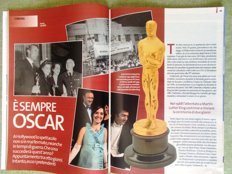 Specchio 15 Marzo 2003 ONU Oscar Heidrun Schleef DNA LifeGate …