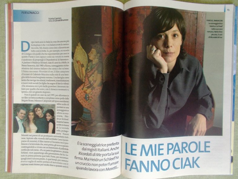 Specchio 15 Marzo 2003 ONU Oscar Heidrun Schleef DNA LifeGate …