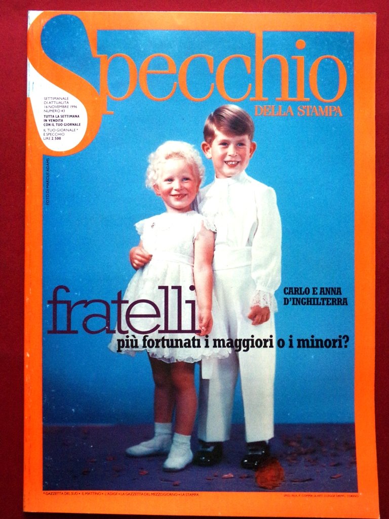 Specchio 16 Novembre 1996 Fratelli Famosi Ponti Stretto Messina Lupo … | Immagine principale