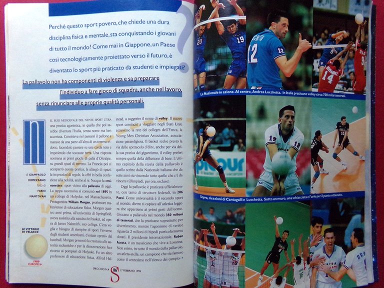 Specchio 17 Febbraio 1996 Alaska Paese Festival Sanremo Treno Pallavolo … | Immagine Gallery 2
