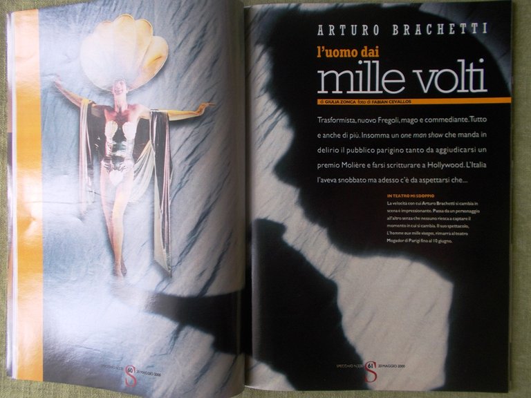 Specchio 20 Maggio 2000 Gloria Estefan Josephine Baker Brachetti Reggio …